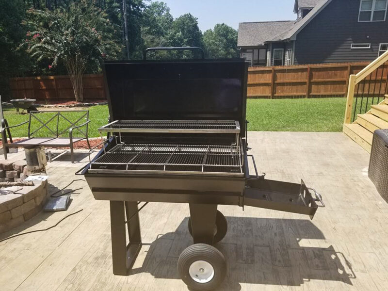 Meadow Creek PR42 Pig Roaster With Charcoal Pullout and Second Tier Grate