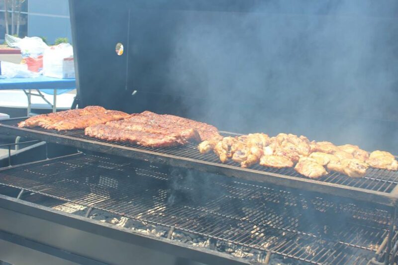 Smoking Pork Ribs on Meadow Creek PR60T Pig Roaster