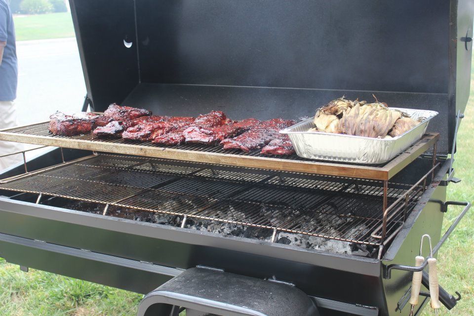 Smoking Pork Ribs on Meadow Creek PR60T Pig Roaster