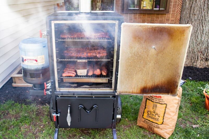 Breaking in the Meadow Creek BX25 Box Smoker