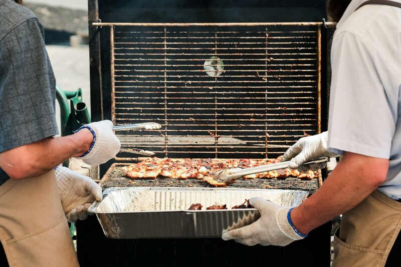 Party Wings on Meadow Creek BBQ26S Chicken Cooker