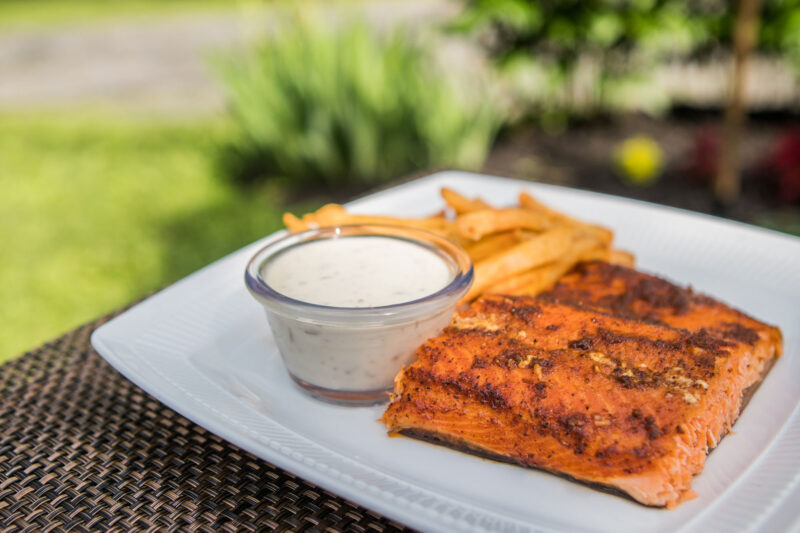 Smoked Steelhead With Homemade Tartar Sauce