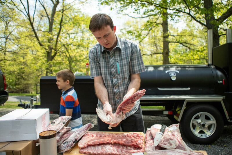 Prepping Baby Back Ribs