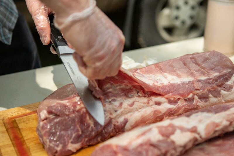 Prepping Baby Back Ribs