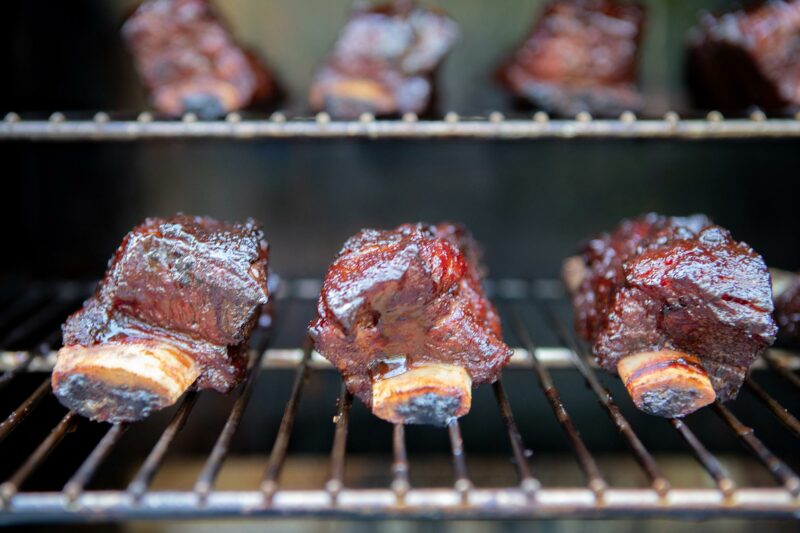 Smoked Beef Short Ribs on Meadow Creek BX25 Box Smoker