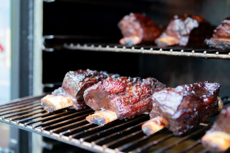 Smoked Beef Short Ribs on Meadow Creek BX25 Box Smoker