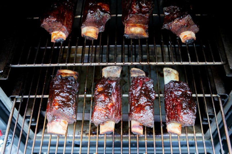 Smoked Beef Short Ribs on Meadow Creek BX25 Box Smoker