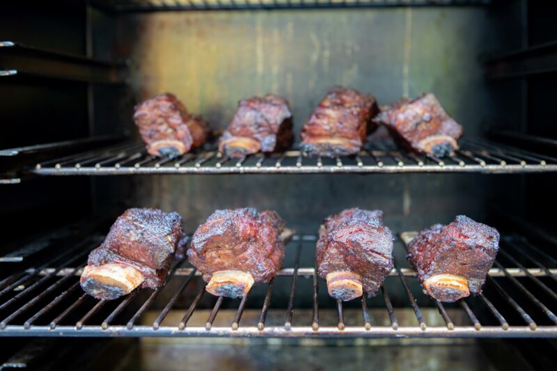 Smoked Beef Short Ribs on Meadow Creek BX25 Box Smoker