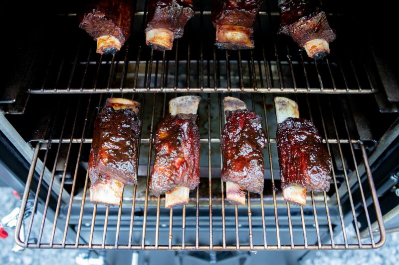 Smoked Beef Ribs on Meadow Creek BX25 Box Smoker