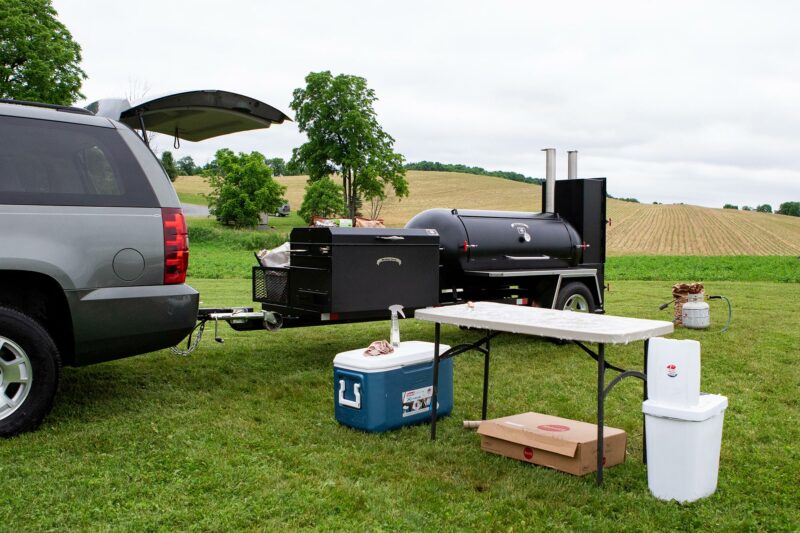 Meadow Creek TS250 Tank Smoker Trailer