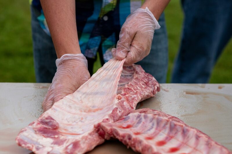 Prepping Baby Back Ribs