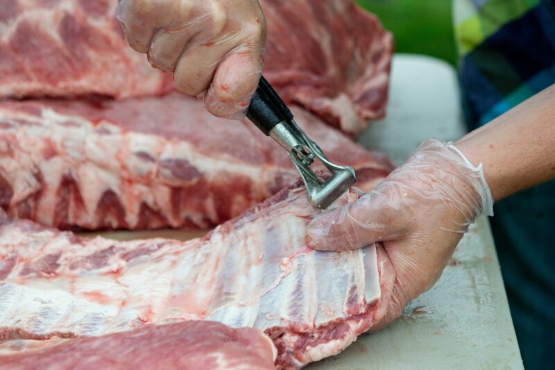 Prepping Baby Back Ribs