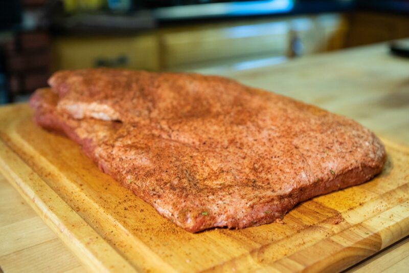 Prepping Brisket