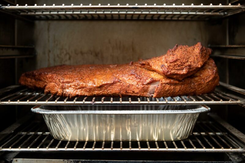 Smoking Brisket on Meadow Creek BX25 Box Smoker