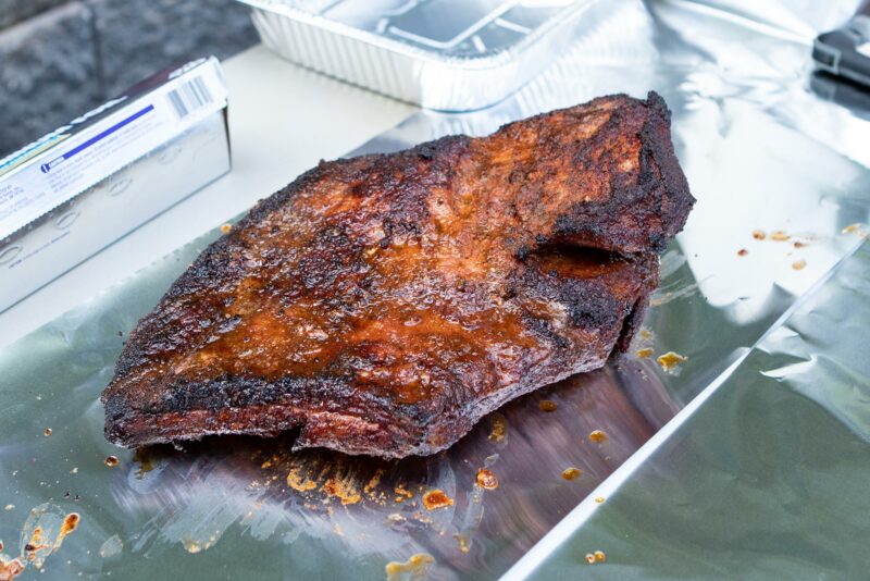 Smoked Brisket on Meadow Creek BX25 Box Smoker