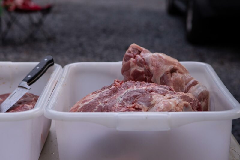 Prepping Pork Butts