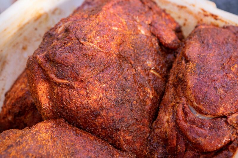 Prepping Pork Butts