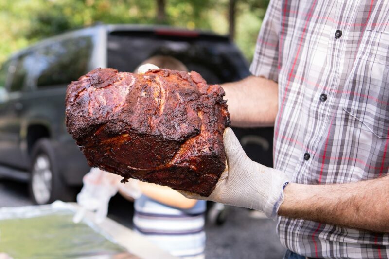 Wrapping Pork Butts