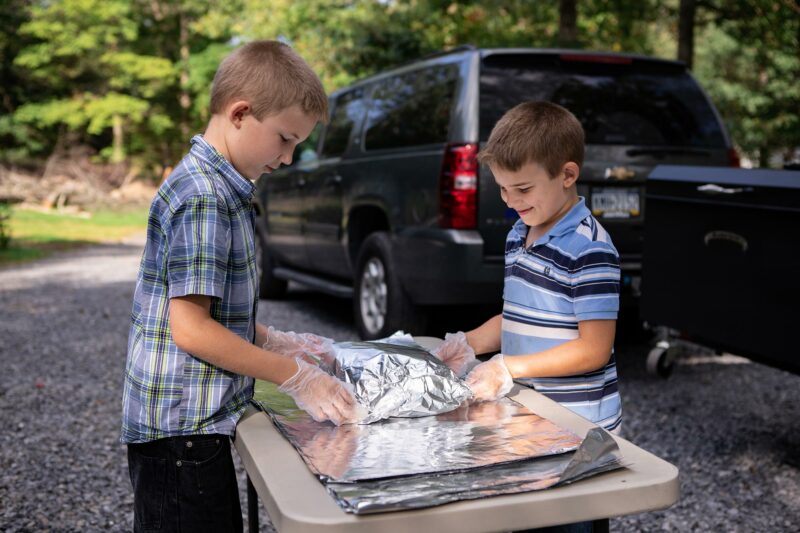 Wrapping Pork Butts