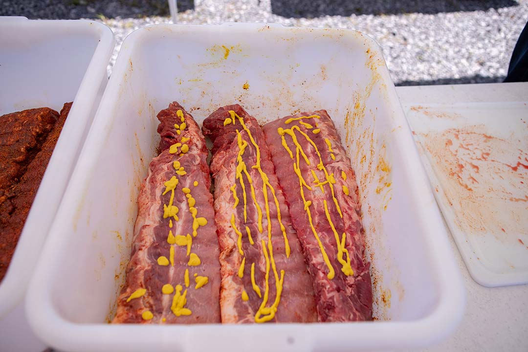 Prepping Ribs