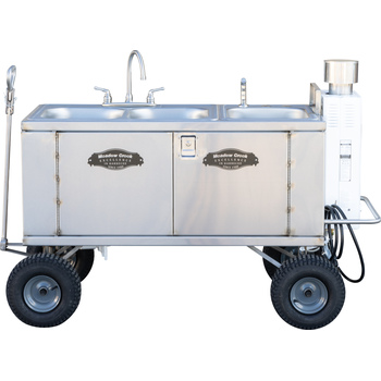 3 Bowl Cleanup Sink (Trailer Mounted)